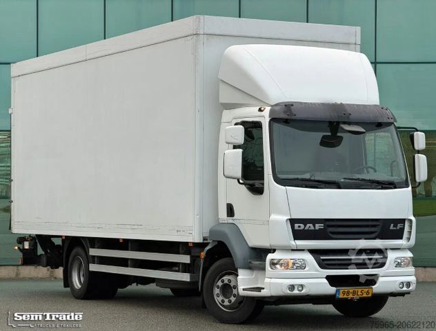 Vrachtwagen met bakwagen DAF LF 55.250 EURO 5 SCHUSTER BOX 720x250x280 CM INS