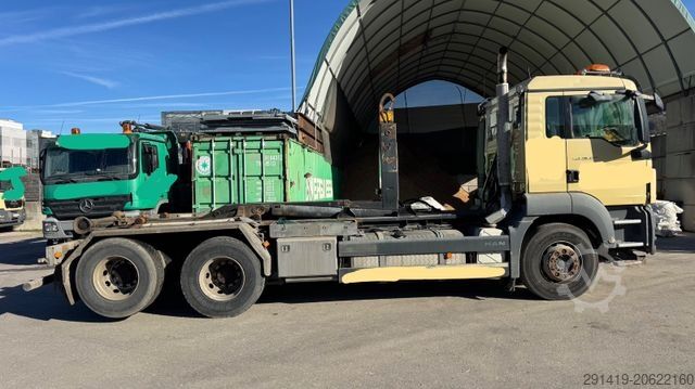 Kroklastbil MAN TGS 28.480 EEV 6x2 BL Abrollkipper Bj 2013