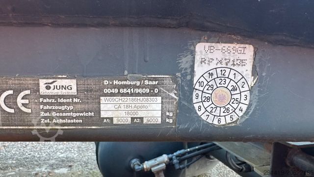 Släpvagn Jung Anhänger CA 18H Apollo Bj 2006