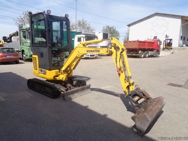 Minigraafmachine KOMATSU PC16R Powertilt + GL