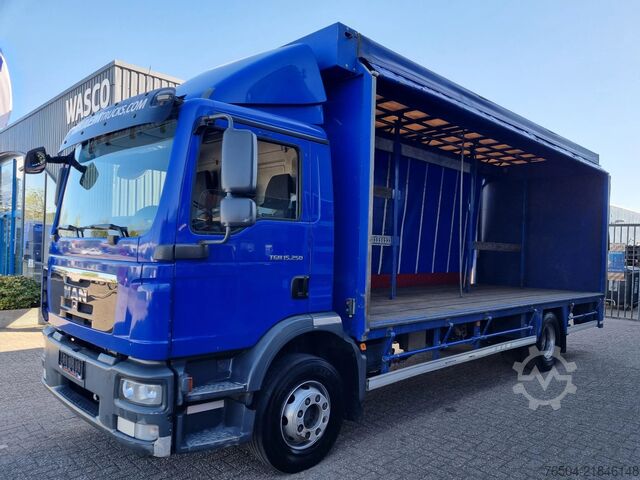 MAN TGM 15.250 drankenwagen / huifzeil / laadklep 2000kg / Euro5 MAN TGM 15.250 Drankenwagen / Huifzeil / LBW 2000kg...
