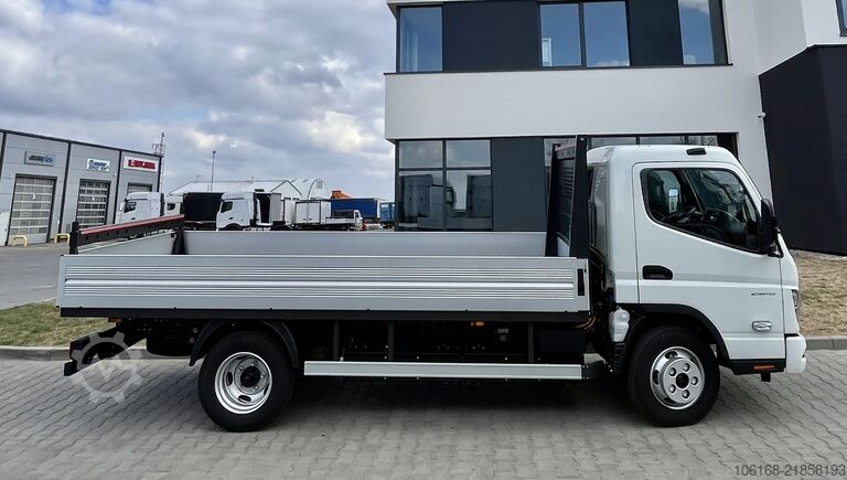 Transportör med plattform Fuso e Canter 4C15 Pritsche