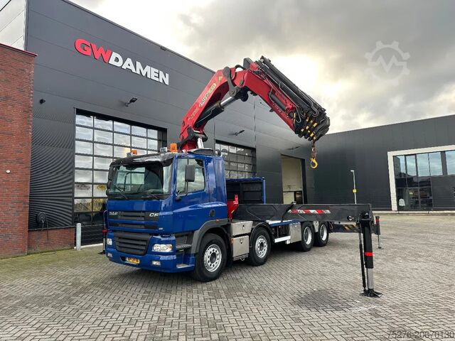 Camion-grue DAF CF 85.380 8x4 Palfinger PK 72002  8x Hydraulisch