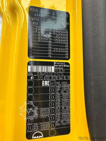 Système de bras à crochet MAN TGS 26.510 BL 6x4 Hooklift Euro 6D Retarder