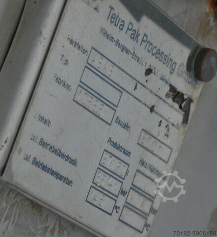 27150 liter verwarmbaar/koelbaar drukvat gemaakt van V2A  
