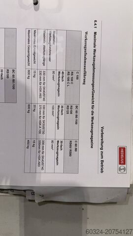 CNC işleme merkezi - hareketli sütun HEDELIUS C60 - 2000