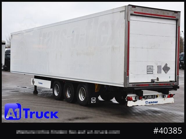 Semitrailer KRONE SD, Carrier 1950, Rolltor FRC Tiefkühl