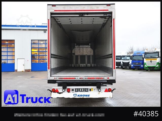 Semitrailer KRONE SD, Carrier 1950, Rolltor FRC Tiefkühl