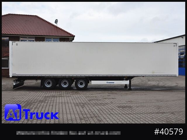 Box semitrailer KRONE SDK 27, Koffer, 1 Vorbesitzer, Plywood,