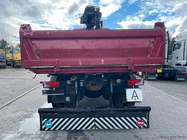 Trostrani kiperski kamion MAN TGA 18.310/HIAB 111 HIDUO/Funk/Meiller/4x4