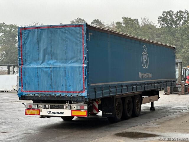 Semirimorchio con telone KRONE SD Curtainsider/EDSCHA/Liftachse/Box