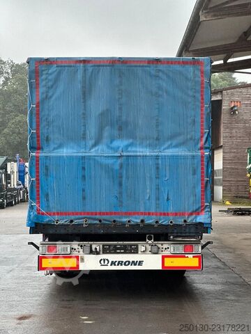 Semirimorchio con telone KRONE SD Curtainsider/EDSCHA/Liftachse/Box