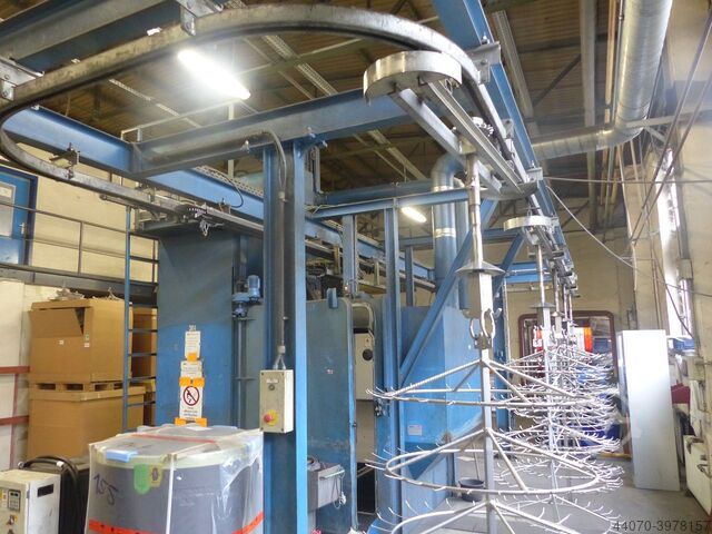 Hängebahn Durchlauf Strahlanlage Schlick Schlick DHB 12/14