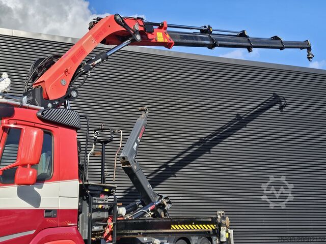 Hook arm system Volvo FM 420 8x2 / HIAB HOOKLIFT + 30 t/m CRANE - KRAN