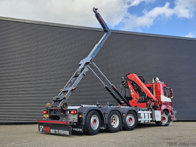 Hook arm system Volvo FM 420 8x2 / HIAB HOOKLIFT + 30 t/m CRANE - KRAN