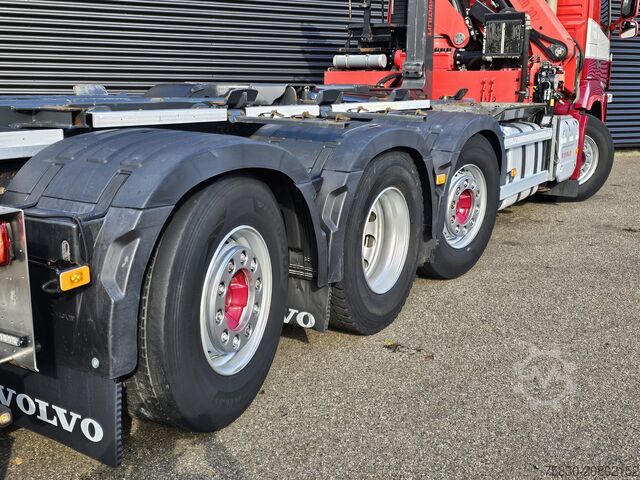 Hook arm system Volvo FM 420 8x2 / HIAB HOOKLIFT + 30 t/m CRANE - KRAN