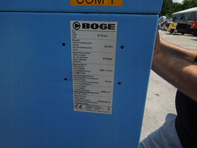 Compresor de tornillo BOGE S 18 ECO