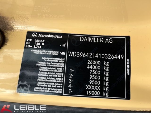 Dreiseitenkipper LKW MERCEDES-BENZ Arocs 2645*6x4*Meiller*Bordmatik*AP-Achsen*Alcoa