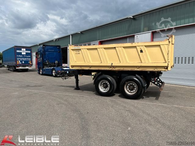 Třístranný sklápěcí přívěs MEILLER MZDA 18/21 Tandem Kipper 11m³*BPW ECO PlusAchsen