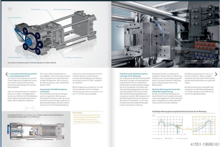 Spuitgietmachines KRAUSS MAFFEI KM180-750 AX Electric machines