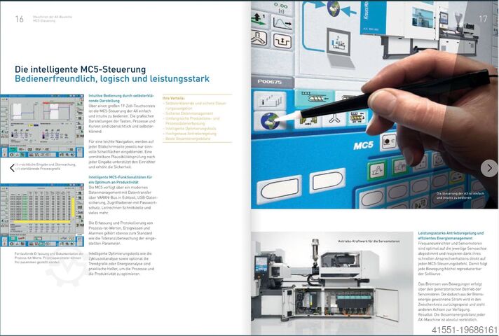 Injection moulding machines KRAUSS MAFFEI KM180-750 AX Electric machines