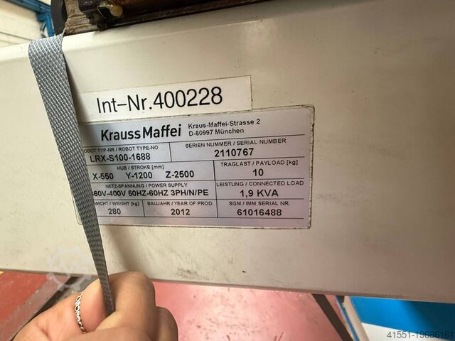 Injection moulding machines KRAUSS MAFFEI KM180-750 AX Electric machines