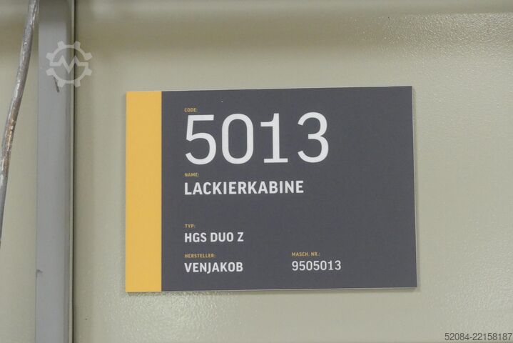 Impianto di verniciatura per superfici Venjakob HGS DUO Z