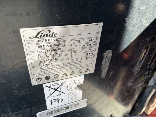 Carretilla eléctrica de 4 ruedas Linde E16P-02