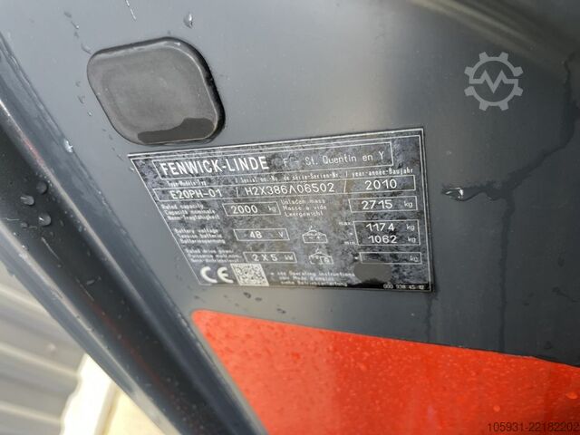 Carretilla eléctrica de 4 ruedas Linde E20PH-01