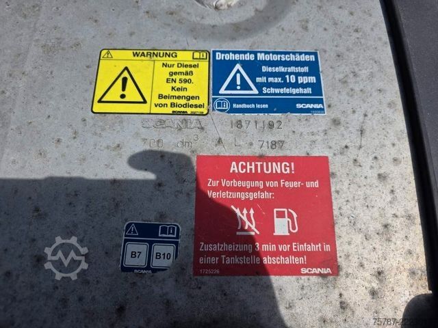 Tractor estándar SCANIA R500, 2 Kreis Hydr., Retrader, gesteppt