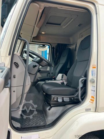 Camión plataforma con toldo DAF LF 260 mit Junge Pritschenaufbau 12to LBW