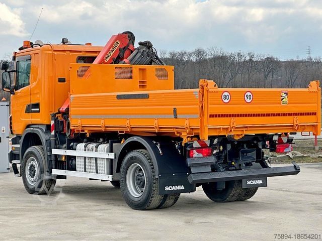 Kamyon üzerine monteli vinç SCANIA G360 Kipper 4,10m *PK 11002 B + FUNK *4x4