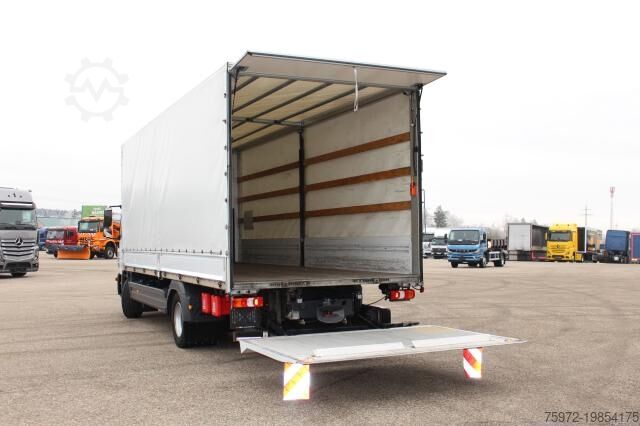 Camion cu platformă și prelată Mercedes-Benz Atego 1224 L