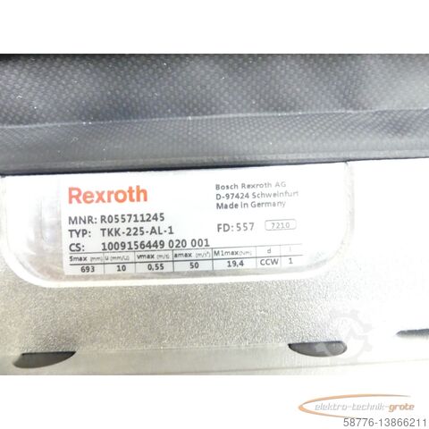 Rexroth-component Rexroth TKK-225-AL-1 Schienenführungstisch MNR R055711245 -