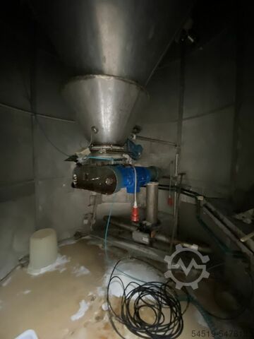 1 x 80 m³ aluminium silo, ø 3.000 mm Zeppelin