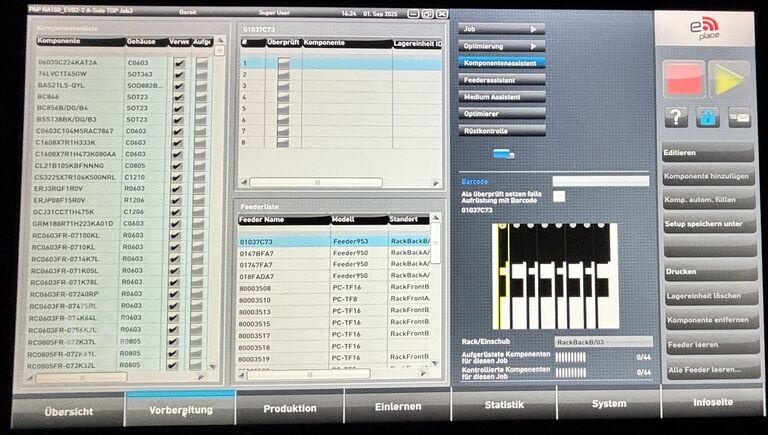 Plaatsingsmachine paraquda.g2 Essemtec paraquda.g2