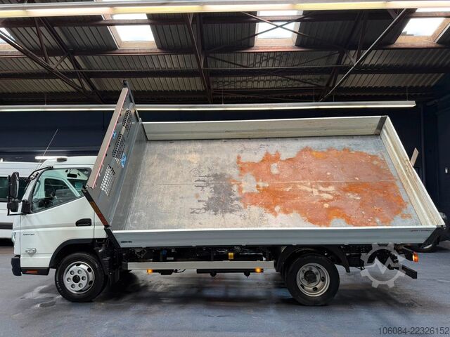 Kiepwagen bestelauto FUSO Canter 7C18 3 Seiten Kipper Klima LED SPUR AHK