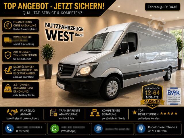 Furgoneta de caja alta MERCEDES-BENZ Sprinter 314/316 CDI Maxi*AHK=3.500Kg*Garantie*
