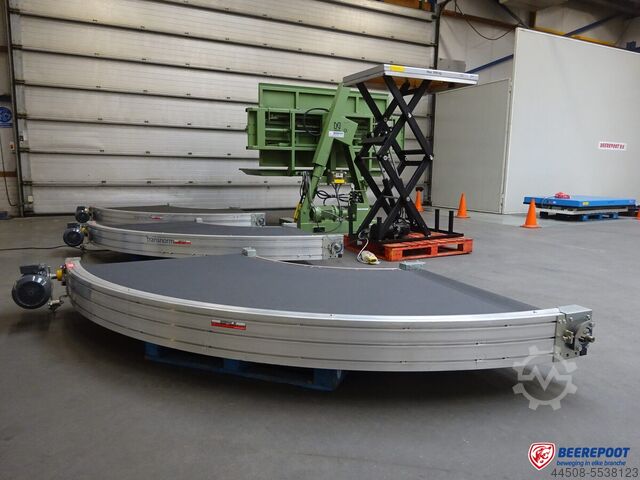 Bandtransporteur bocht ?Vanderlande? Förderband | Bandkurven