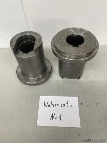 Σειρές κυλίνδρων για μηχανή κάμψης προφίλ, τρικύλινδρη μηχανή κάμψης δακτυλίου, τυπικό σετ κυλίνδρων HERKULES WETZLAR passend für BO 238 K