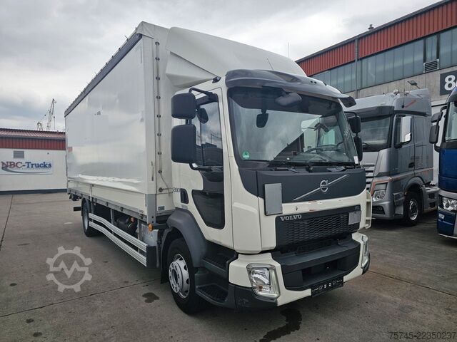 Φορτηγό πλατφόρμα με μουσαμά VOLVO FL 280 *16 T  *1,5 T LBW *