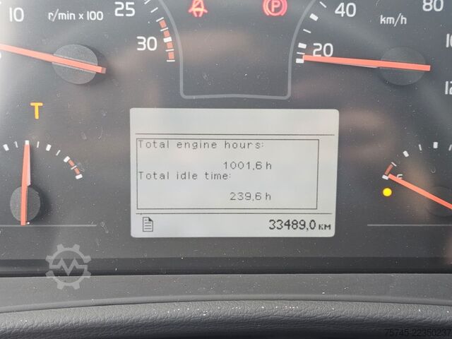 Φορτηγό πλατφόρμα με μουσαμά VOLVO FL 280 *16 T  *1,5 T LBW *