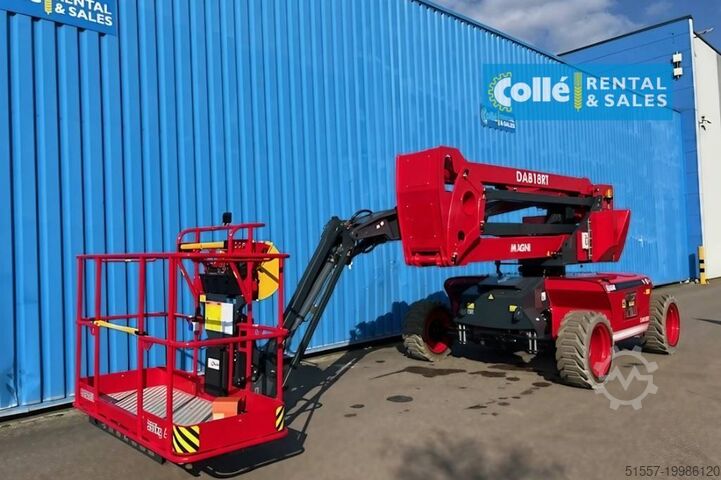 Knikarmhoogwerker Magni DAB 18 RT | 2024