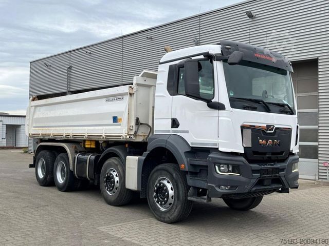 Třístranný sklápěč MAN TG-S 37.470 8x4 4-Achs Kipper Meiller Bordmatik