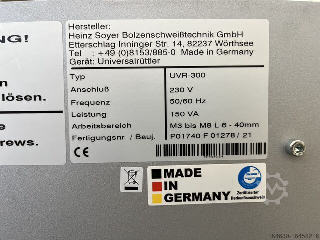 Universele vibrator UVR 300 Soyer UVR 300