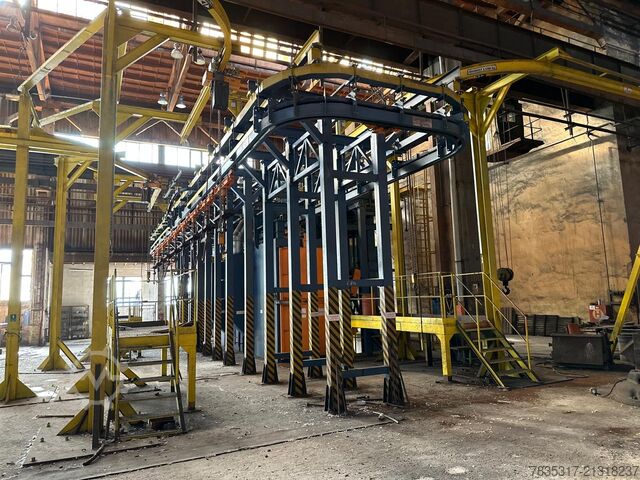 Gieterijmachine ABRAZIV Engineering Office and Mfg. Ltd. shot blasting machine CM1500-8