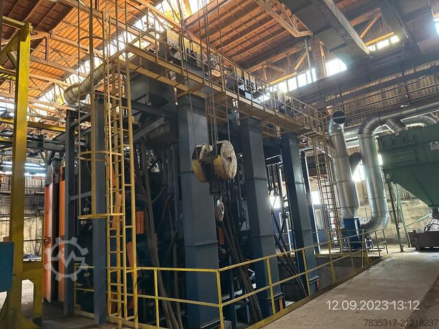 Gieterijmachine ABRAZIV Engineering Office and Mfg. Ltd. shot blasting machine CM1500-8