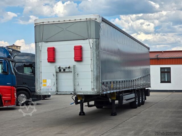 Åben sættevogn med presenning SCHMITZ CARGOBULL SCB*S3 * PR.+PL. * PLANE UNBESCHRIFTET *