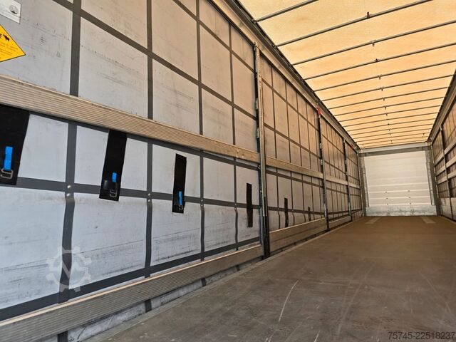 Åben sættevogn med presenning SCHMITZ CARGOBULL SCB*S3 * PR.+PL. * PLANE UNBESCHRIFTET *