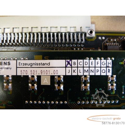 Component Siemens 6FC5110-0BA01-1AA0 NC CPU-Karte